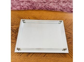 Vintage Mirrored Glass Vanity Tray (Livingroom)