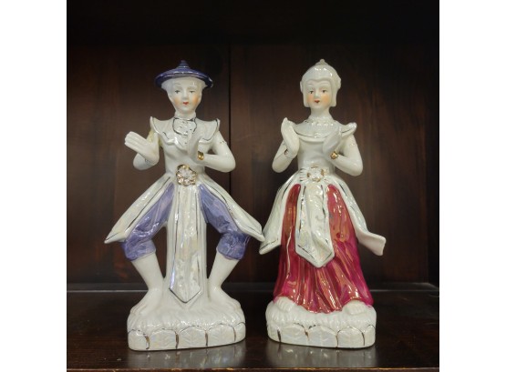 Set Of 2 Oriental Figurines