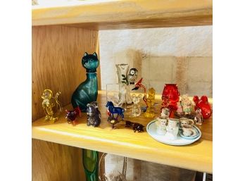 Decorative Animal Figures And Other Items