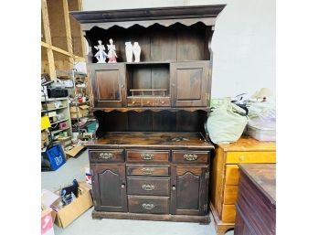 China Cabinet With Upper Display Space