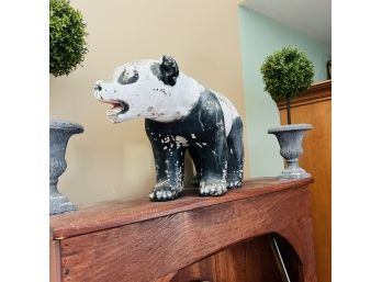Benson's Animal Park Panda Statue - Rare And Heavy! (Living Room)