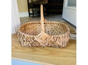 Handmade Woven Butt Basket (Mud Room)