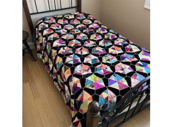 Vintage Velet And Satin Crazy Quilt (Upstairs)