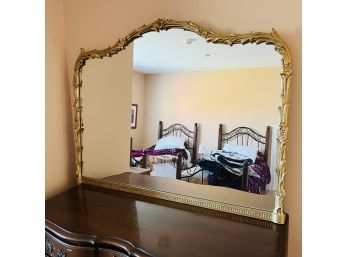 Stunning Large Antique Gold Framed Mirror (Upstairs)