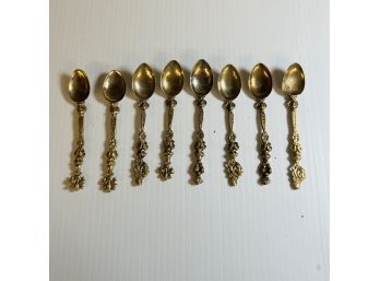 Vintage Italian Brass Figural Spoons (Zone 4)