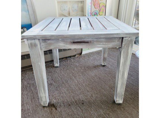 Refinished Pottery Barn Side Table (room 5)