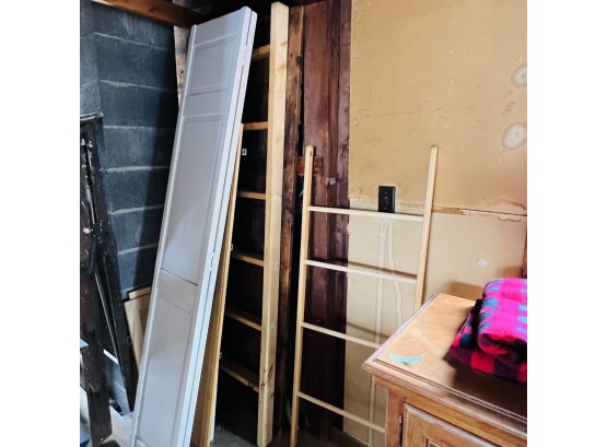 Bi-fold Doors And Display Ladders * (Barn - Side Room)