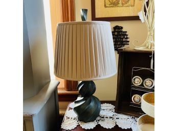 Table Lamp With Swirled Base And Matching Finial (Room 6)