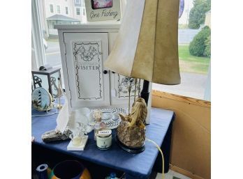 Fish Lamp, Candle And Other Decorative Items (Room 5)
