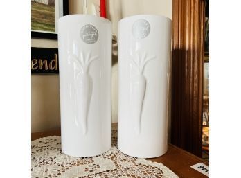 Pair Of Carrot Vases (Room 6)