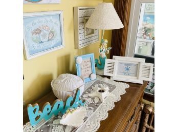 Assorted Beach-Themed Decor Table-Top Lot No. 4 (Zone 3)