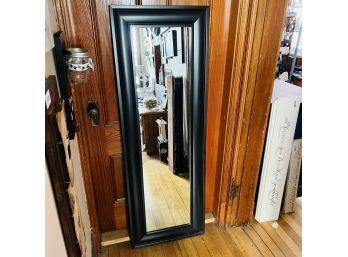 Full Length Mirror With Black Frame (Room 6)