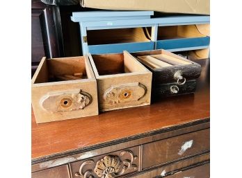 Vintage Drawers For Storage Pieces - Set Of 4 * (Barn - Main Room)