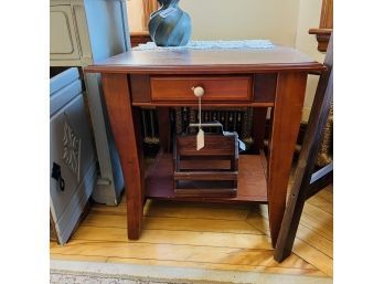 End Table With Drawer And Lower Shelf (Room 6)