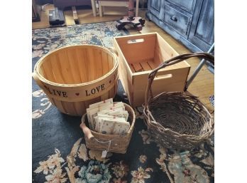 Baskets, Crate And Cards (Room 2)