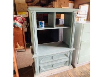 Refinished Coffee Bar Project Piece With Paint * (Barn - Main Room)