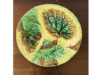 Majolica Begonia Leaf Plate (Box 8)
