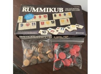 Rummikub Game And Checkers Pieces (JC)