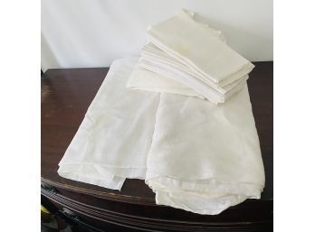 Assorted White Table Linens Lot No. 1 (Linen's Box/Pod)