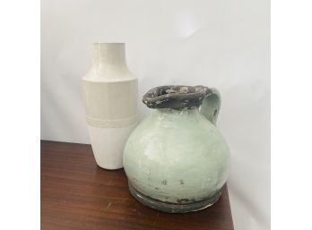 Assorted Decorative Unmarked Ceramic Vases (Shelf No. 3)