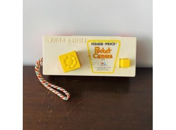 Vintage Fisher Price Pocket Camera Toy With Strap (Bin/Pod)