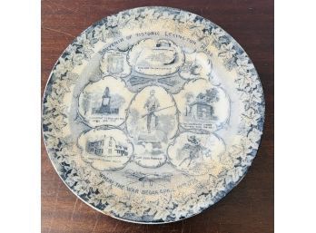 Antique O.G. Seeley Lexington, MA Plate (Box 8)