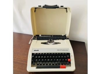 Vintage Olivetti MS Premier Plus Typewriter With Case (TD)