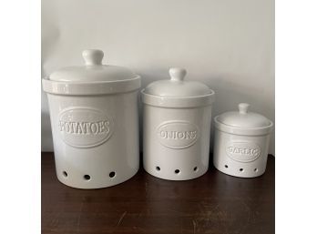 Williams Sonoma Canister Set In Great Condition (TD)