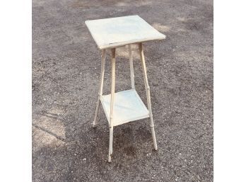 Small White Table Or Plant Stand