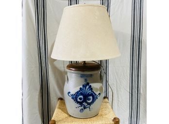 F. B. Norton & Co Stoneware Jug Table Lamp (TD)