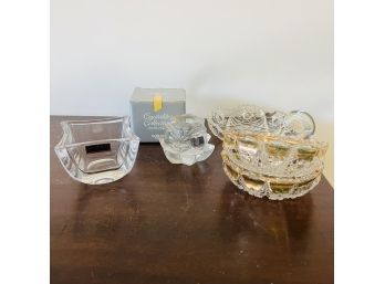 Waterford, Gorham And Vintage Crystal Dishes (Box 3)