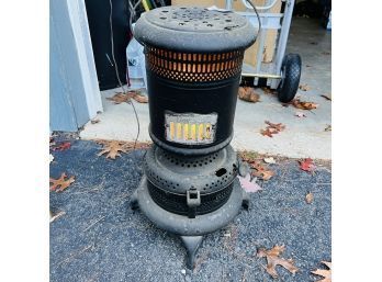 Vintage Florence Cast Iron Heater Converted To Lamp (TD)
