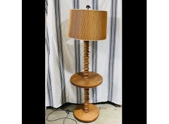 Vintage Wooden Lamp Table (TD)