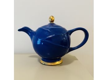 Hall Pottery Blue Tea Pot  (Bedroom 2)