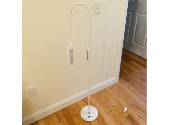 Imigy White Floor Lamp With Flexible Neck And Remote (Dining Room)