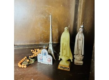 Assorted Religious Figures And Souvenirs (Bedroom 2)