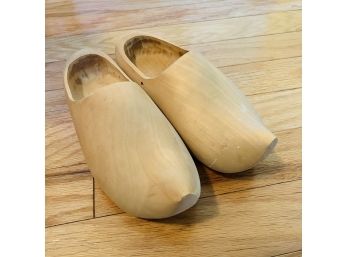 Vintage Wooden Clogs From Holland (Bedroom 2)