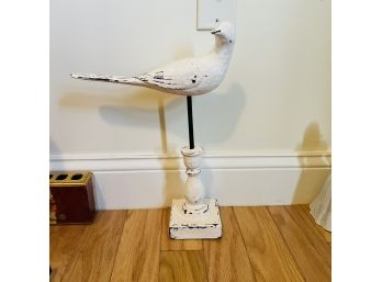 Decorative Bird On Pedestal (Bedroom 2)