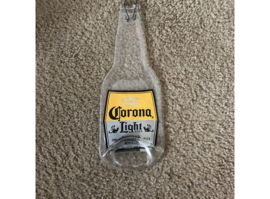 Flattened Corona Bottle With Hanging Loop (Living Room)