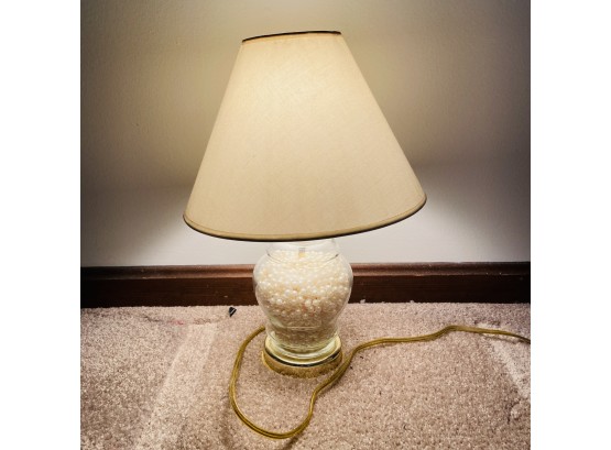 Glass Table Lamp With Beads (Primary BR)