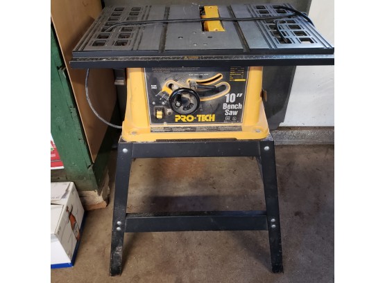 Pro-tech 10'  Bench Saw Table (garage)