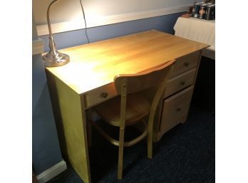 Wooden Desk And Chair