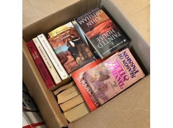 Paperback Book Box Lot (Downstairs)