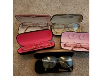 Lot Of Eyeglasses In Cases (Living Room)
