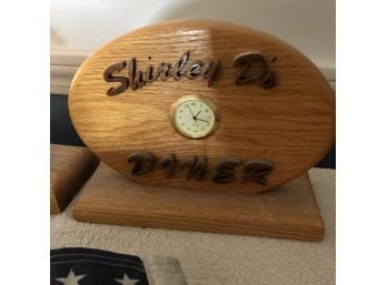 Shirley D's Diner Clock (Downstairs)