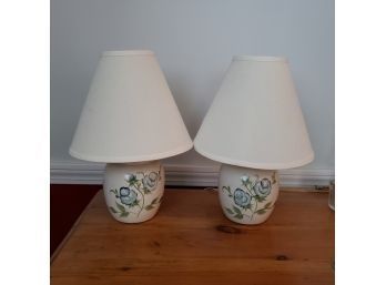 Set Of 2 Small Lamps (Downstairs Bedroom)