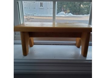Small Wooden Foot Stool (Downstairs Bedroom)