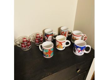 Lot Of 8 Holiday Mugs (kitchen)