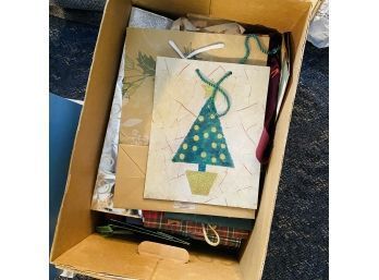 Lot Of Holiday Gift Bags (basement LR)