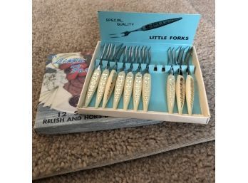 Vintage Appetizer Forks (Living Room)